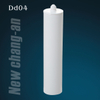Cartucho de plástico HDPE vazio de 300ml para selante de silicone Dd04