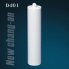 Cartucho de plástico de HDPE vazio de 300ml para selante de silicone Dd01